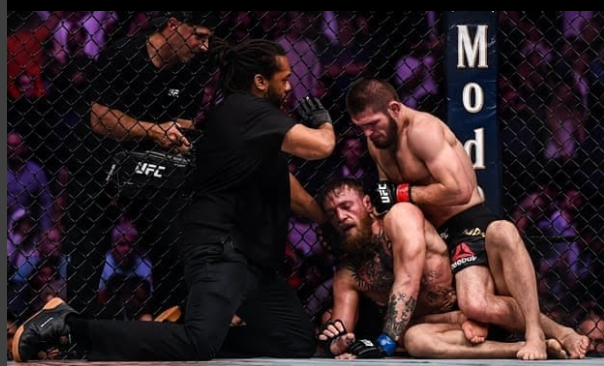 Conor McGregor choked out by Khabib who uses legal-steroids